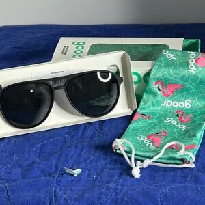 Goodr Polarized Sunglasses Black Unisex Running Sport UV400 NWT